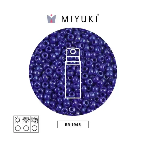 [22796] Mostacilla Miyuki rocalla 8/0 RR1945 opaco azul brillo x 10g