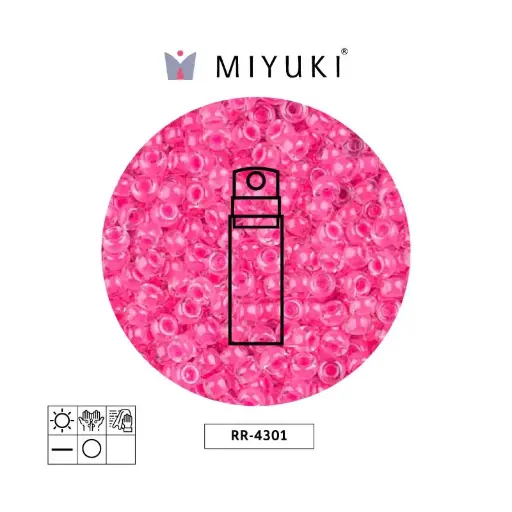 [23248] Mostacilla Miyuki rocalla 8/0 RR4301 neon wild strawberry x 10g