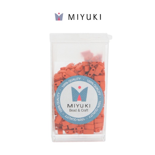 [10440] Miyuki half tila HTL2315 mate opaco terra cota x 10G