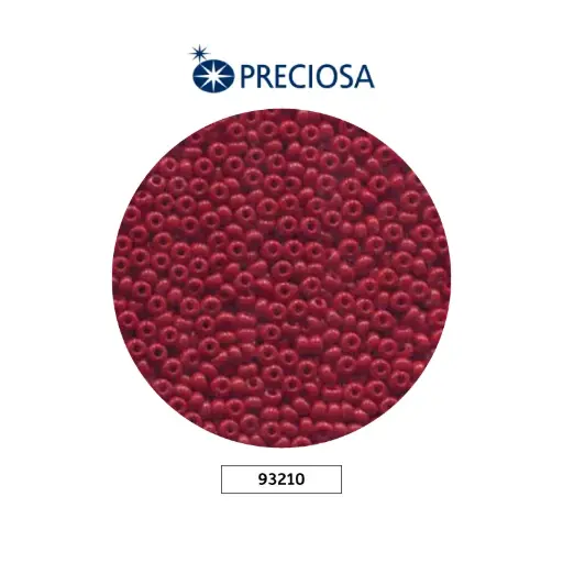 [28582] Mostacilla checa preciosa 10/0 2mm 93210 rojo oscuro x 500g