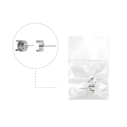 1088CH chaton setting 8mm/SP topo arete x par