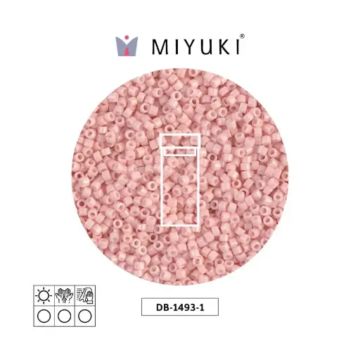 [30614] Miyuki delica 11/0 DB1493-1 opaco claro salmon x 3g