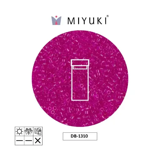 [24604] Miyuki delica 11/0 DB1310 transparente fucsia x 3g