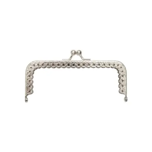 [30924] Marco de bolso para tejer niquel 12x4.8cm x und