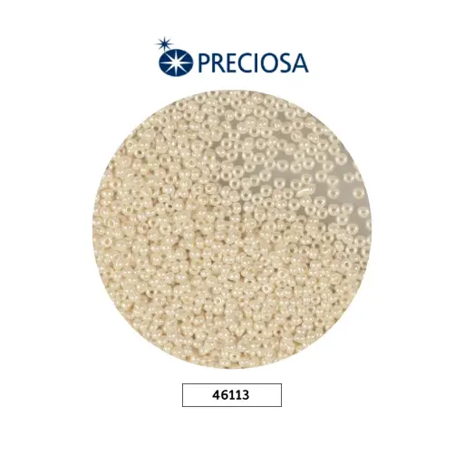 [28213] Mostacilla checa preciosa 10/0 2mm 46113 beige natural x 500g