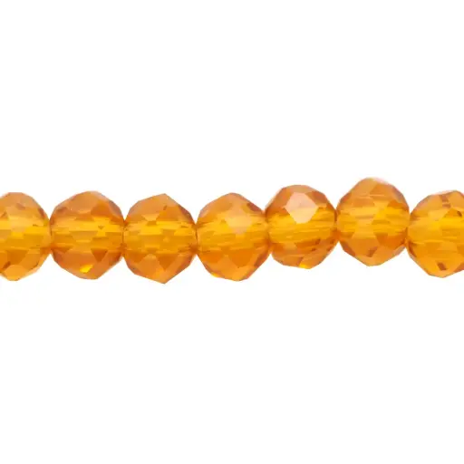 [29500] Murano rondela facetada 2mm topaz 18 x 145unds
