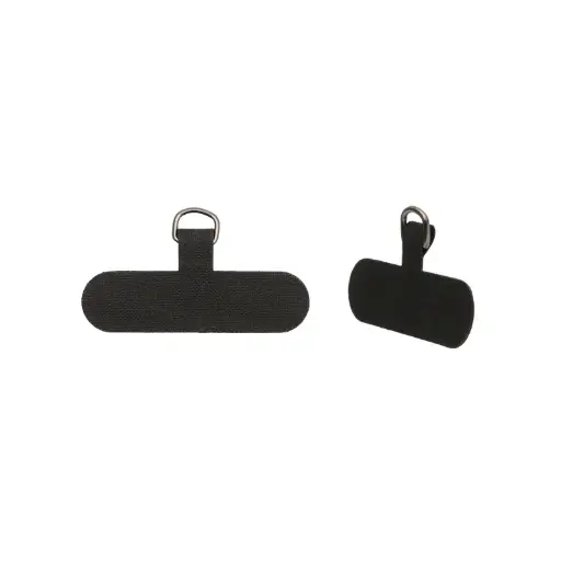 Pestaña de amarre para telefono celular negra x 10 unds