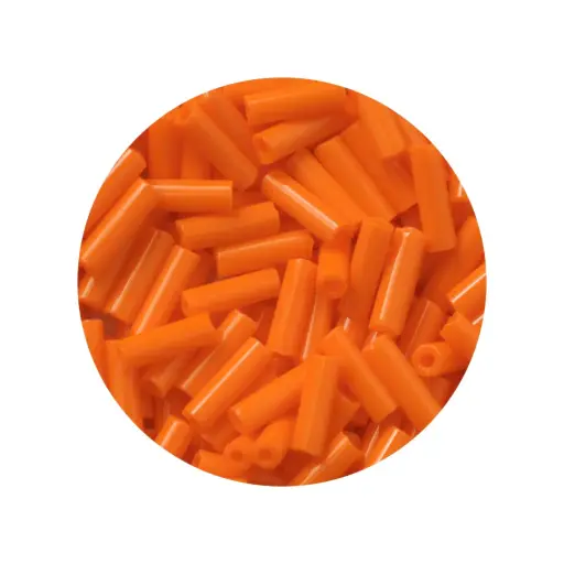 [15444] Canutillo checo liso No.3 naranja 93140 x 10g