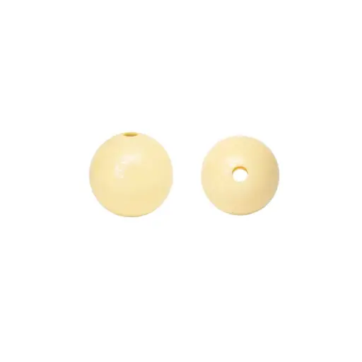 Bola abaco chicle 16mm amarillo pastel x 1/4 lb
