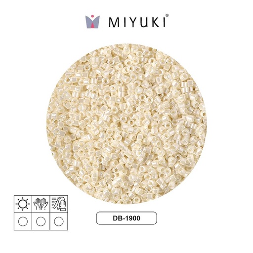 [30219] Miyuki delica 11/0 DB1900 ivory ceylon x 50g