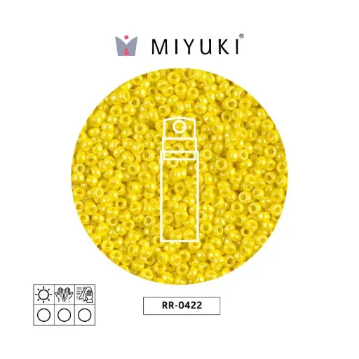 [11090] Mostacilla Miyuki rocalla 11/0 RR0422 silver lined orange x 10g