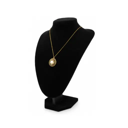 [20872] Busto exhibicion negro alto 30cm x und
