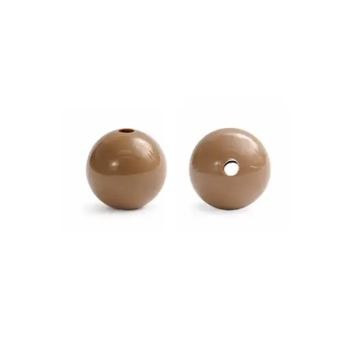 Bola abaco chicle 16mm café claro x lb