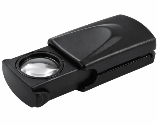 [15717] Magnifier With LED Light. Lens diameter: 21 mm. Magnification Power: 30X. With Led Light MGF-109