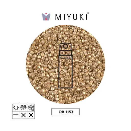 [15959] Miyuki delica 11/0 DB1153 galvanized frosted mead x 10gr