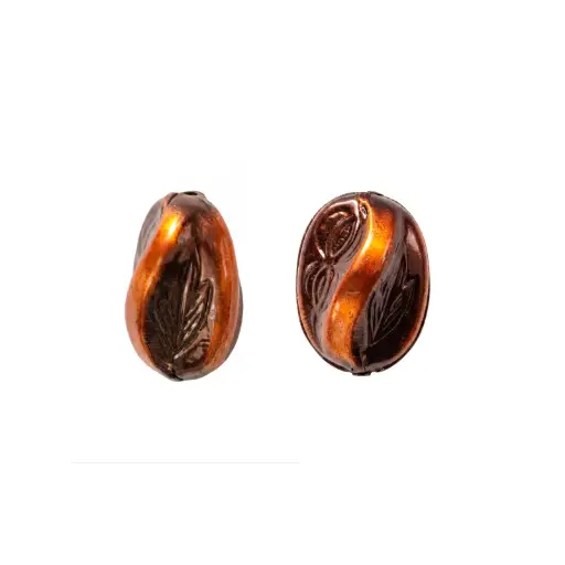 [17572] Herraje hindu K2209 separador 22x16mm cafe x 8 und