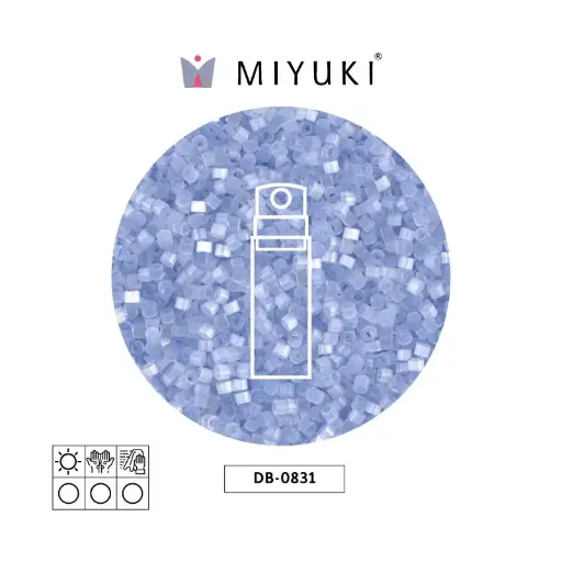 Miyuki delica 11/0 DB0831-1 light perinwinkle satin x 10g