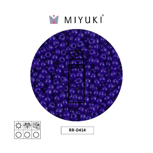 [18421] Mostacilla Miyuki rocalla 8/0 RR0414 opaque cobalt x 10g