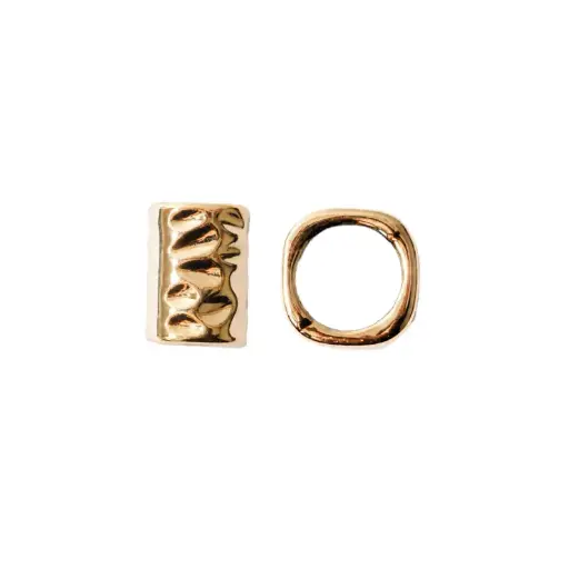 [17373] Separador plastimetal 16x13mm DI: 8.7mm dorado x 12 und