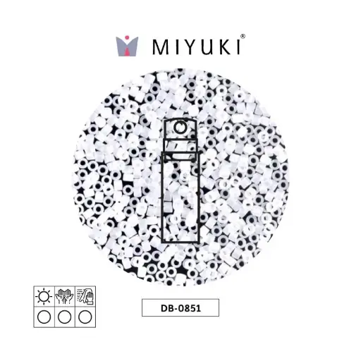 [15609] Miyuki delica 11/0 DB0851 matte crystal AB x 10g