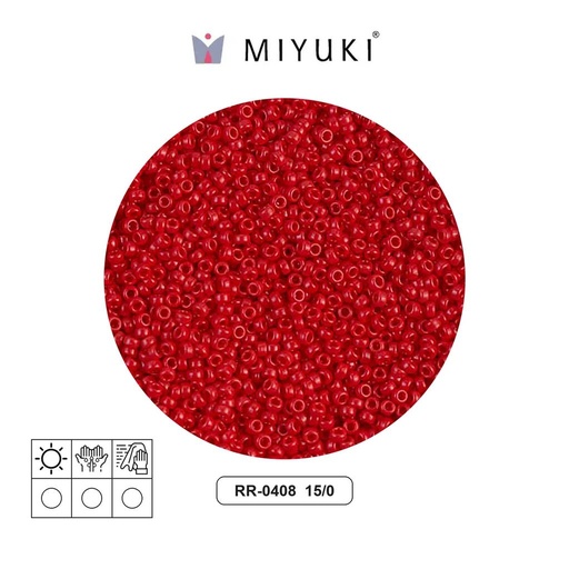 [15628] Mostacilla Miyuki rocalla 15/0 RR0408 opaco maroon x 250g