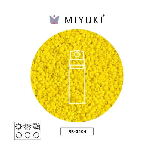 [12748] Mostacilla Miyuki rocalla 15/0 RR0404 opaco amarillo x 10g