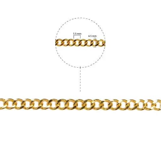Cadena golfi 110SF 4.5x5.5mm x m