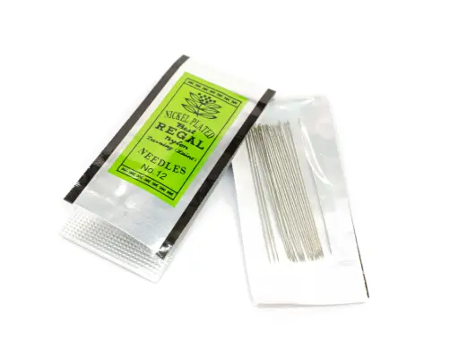 [28665] Aguja mostacilla regal No. 12 0.40x40mm x 25 unidades