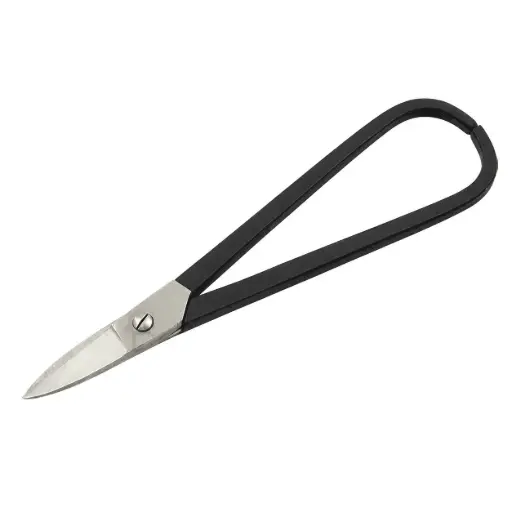 [06695] Straight Blade & Black Color Handles. Length: 7" SHR-601
