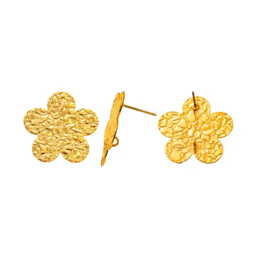 Arete flor CQ00215 0.6x26mm/Golfi x par