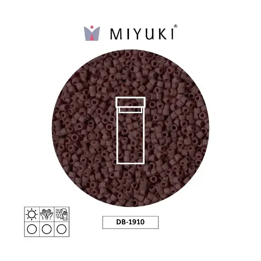 [08434] Miyuki delica 11/0 DB1910 opaco espresso x 3g