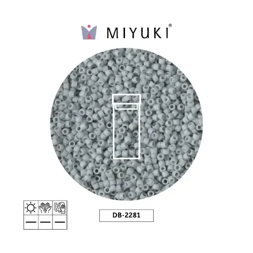 [20962] Miyuki delica 11/0 DB2281 glazed shark opaco x 3g