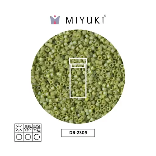 [01971] Miyuki delica 11/0 DB2309 op glaz seaweed AB x 3g