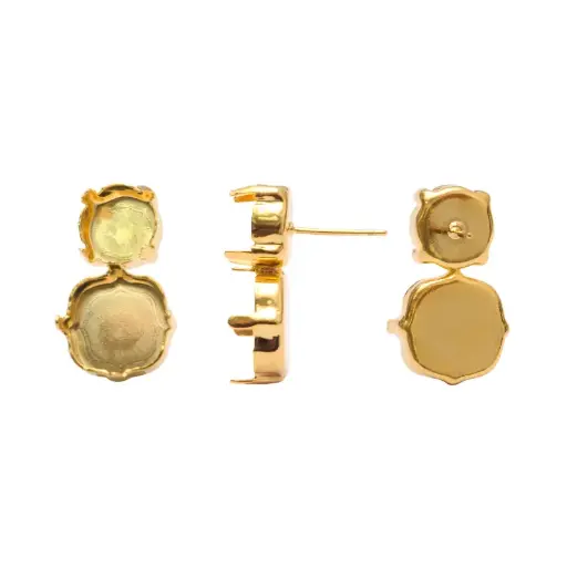 1088CH + 4470CH setting arete SS45/10mm y 12mm/Golfi x par