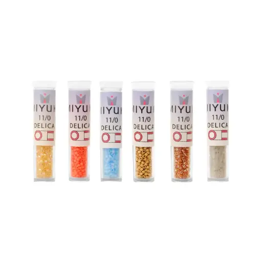 Kit Miyuki - 6 colores x 3g (DB0872, 1271, 1832F, 861, 1221, 1252)