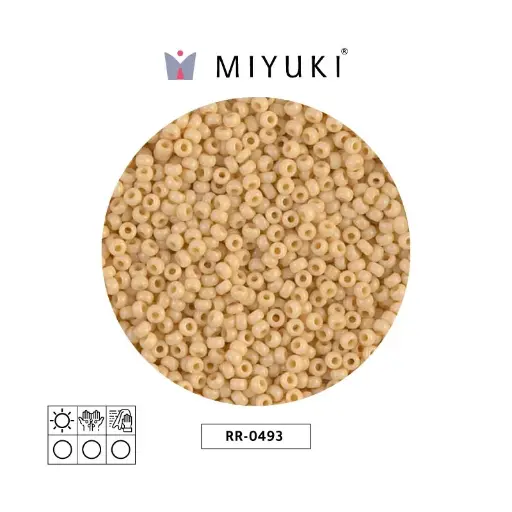 [27278] Mostacilla Miyuki rocalla 11/0 RR0493 opaco claro beige x 250g