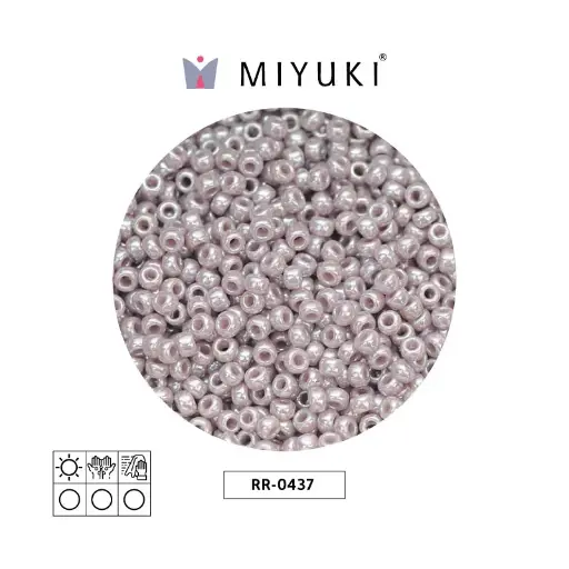 [15258] Mostacilla Miyuki rocalla 11/0 RR0437 opaco brillo lila x 250g
