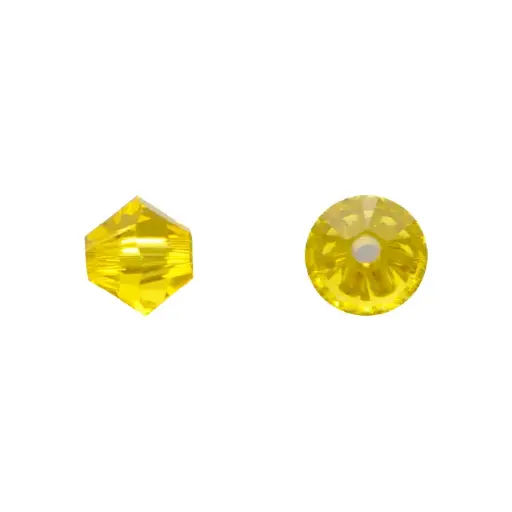 [03045] 5328 swarovski rombo citrine 4mm x 24 unidades