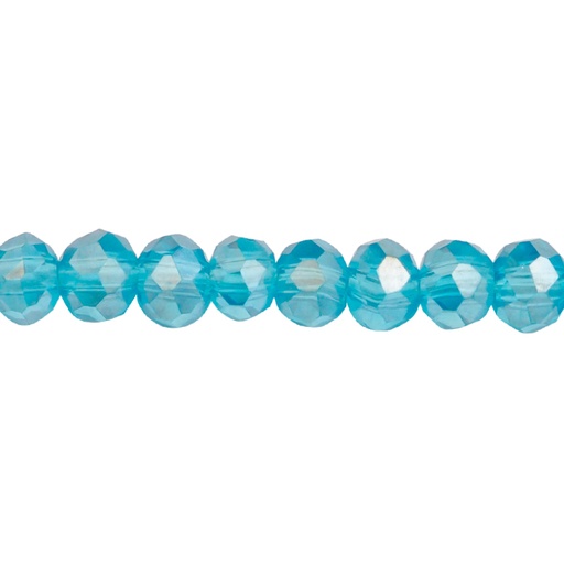 [04143] Murano rondela facetada 2mm indicolite 25AB x 195unds