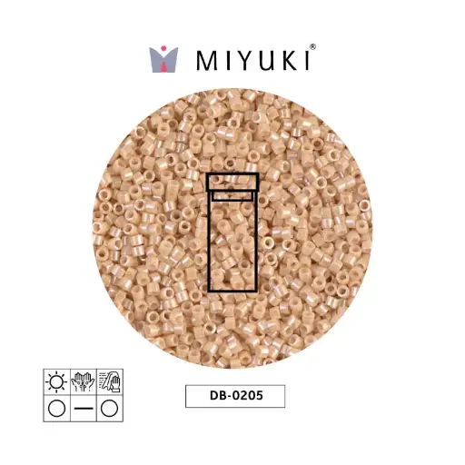 [23744] Miyuki delica 11/0 DB0205 Ceylon perlado beige x 3g