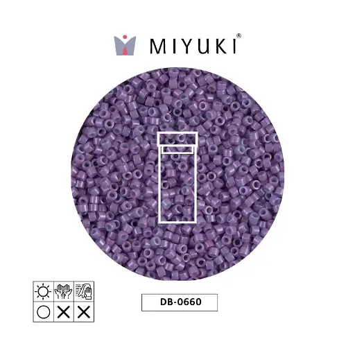 [18883] Miyuki delica 11/0 DB0660 opaco lila x 3g
