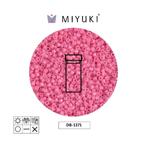 [23028] Miyuki delica 11/0 DB1371 opaco rosa x 3g