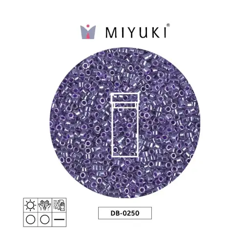 [18765] Miyuki delica 11/0 DB0250 amethyst ceylon x 3g