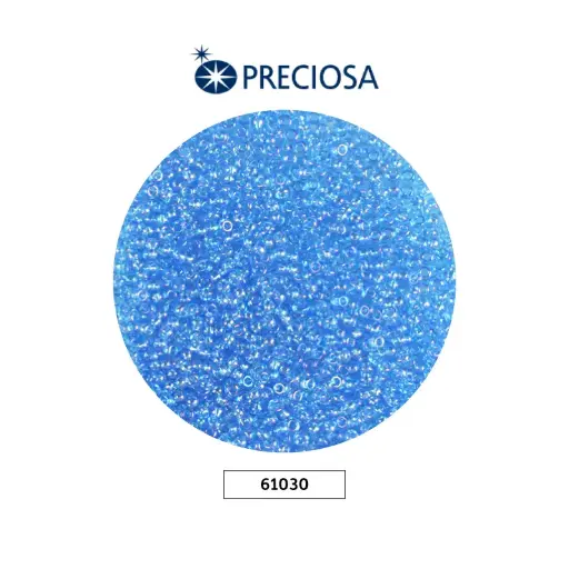 [23076] Mostacilla checa preciosa 10/0 2mm 61030 turquesa boreal x 500g