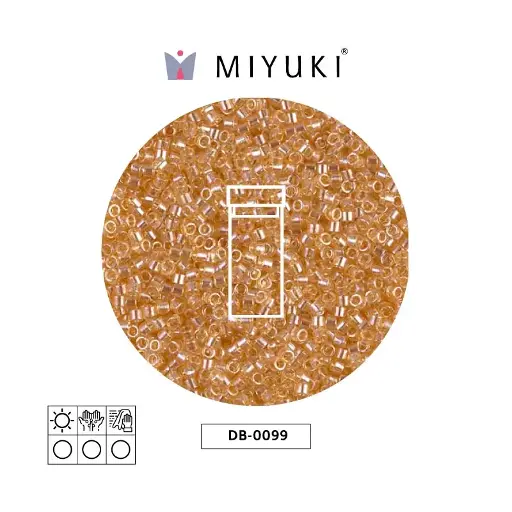 [18868] Miyuki delica 11/0 DB0099 transparente claro amarillo lusterr x 3g