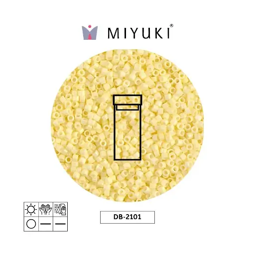 [23082] Miyuki delica 11/0 DB2101 opaco lemon ice x 3g