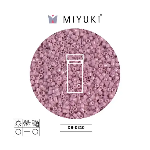 [27809] Miyuki delica 11/0 DB0210 opaco antique rosa lusterr x 3g