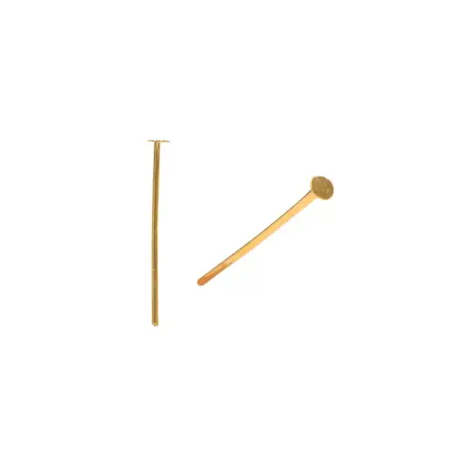 [14299] Alfiler head pin 0.7mm x 1.9cm/Golfi x 24 unds