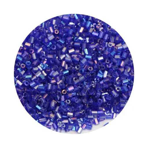 Canutillo chino 3x2mm sapphire AB x 50g