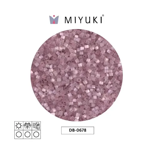 [04906] Miyuki delica 11/0 DB0678 rosa sedoso satinado x 50gr